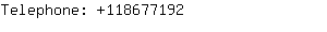 Telephone: 11867....
