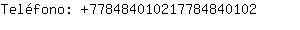Telfono: 77848401021778484....