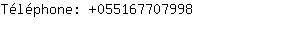 Tlphone: 05516770....