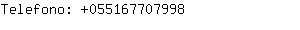 Telefono: 05516770....