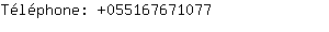 Tlphone: 05516767....