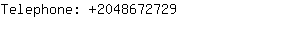 Telephone: 204867....