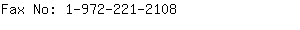Fax No: 1-972-221-....