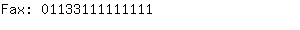 Fax: 0113311111....