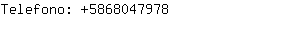 Telefono: 586804....