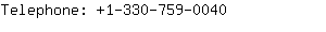 Telephone: 1-330-759-....