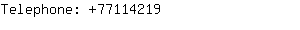 Telephone: 7711....