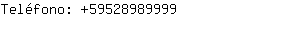 Teléfono: 5952898....