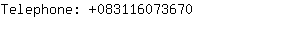 Telephone: 08311607....