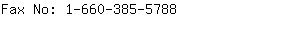 Fax No: 1-660-385-....