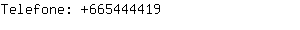 Telefone: 66544....