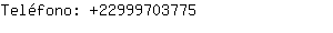 Teléfono: 2299970....