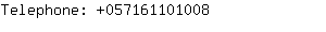 Telephone: 05716110....