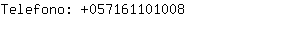 Telefono: 05716110....