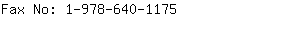 Fax No: 1-978-640-....