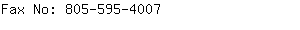 Fax No: 805-595-....