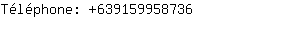 Téléphone: 63915995....