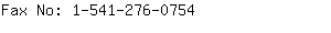 Fax No: 1-541-276-....