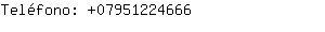 Teléfono: 0795122....