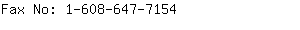 Fax No: 1-608-647-....