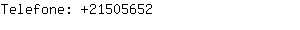 Telefone: 2150....