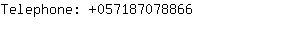Telephone: 05718707....