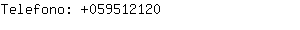 Telefono: 05951....