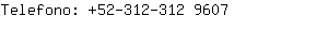 Telefono: 52-312-312 ....