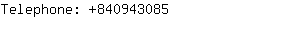 Telephone: 84094....