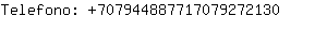 Telefono: 70794488771707927....