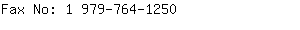 Fax No: 1 979-764-....