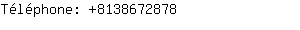 Téléphone: 813867....
