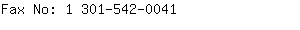 Fax No: 1 301-542-....