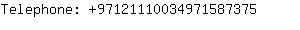 Telephone: 9712111003497158....