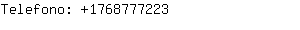 Telefono: 176877....