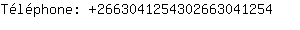 Tlphone: 266304125430266304....