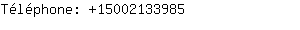 Téléphone: 1500213....
