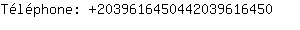 Tlphone: 203961645044203961....