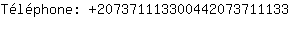 Tlphone: 20737111330044207371....