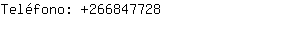 Teléfono: 26684....