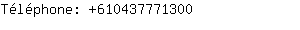 Tlphone: 61043777....