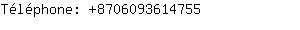 Téléphone: 870609361....