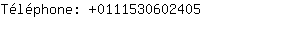 Tlphone: 011153060....
