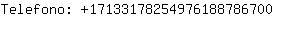 Telefono: 1713317825497618878....