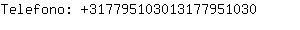 Telefono: 31779510301317795....