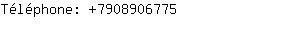Téléphone: 790890....