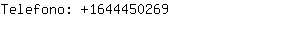 Telefono: 164445....