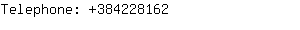 Telephone: 38422....