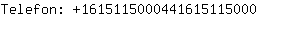 Telefon: 161511500044161511....