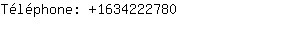 Téléphone: 163422....